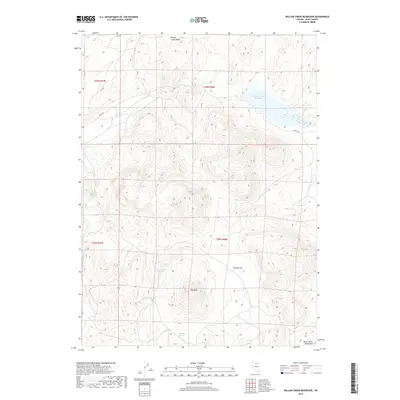 2018 Map of Willow Creek Reservoir, 2018 Print