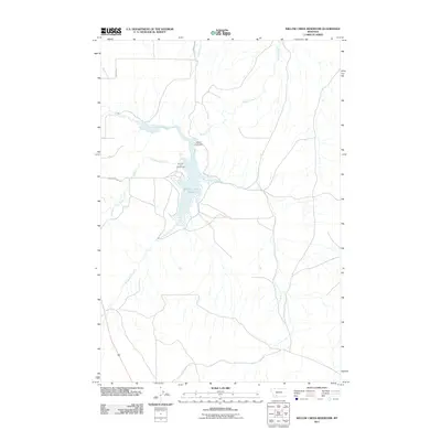 2011 Map of Willow Creek Reservoir, 2011 Print
