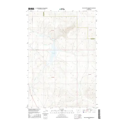2017 Map of Willow Creek Reservoir, 2017 Print
