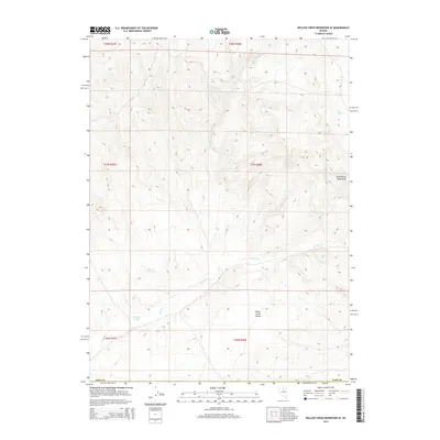 2014 Map of Willow Creek Reservoir SE, 2014 Print