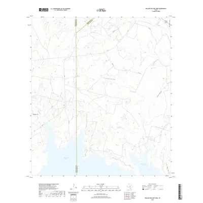 2019 Map of Willow Hollow Tank, 2019 Print