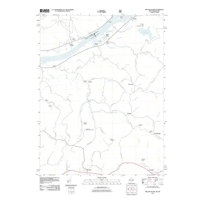 2011 Map of Willow Island, 2011 Print