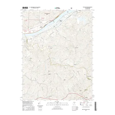 2016 Map of Willow Island, 2016 Print