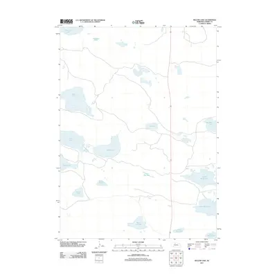2011 Map of Willow Lake, 2011 Print