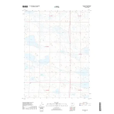 2017 Map of Willow Lake, 2017 Print