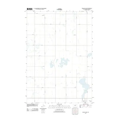 2012 Map of Willow Lake, 2012 Print