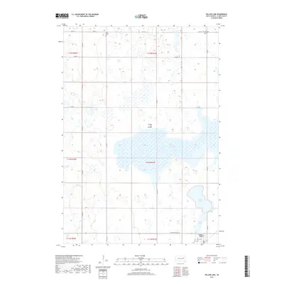 2017 Map of Willow Lake, 2017 Print