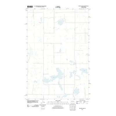 2011 Map of Willow Lake, 2011 Print