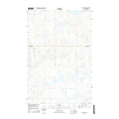 2014 Map of Willow Lake, 2014 Print