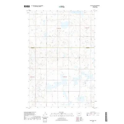 2018 Map of Willow Lake, 2018 Print
