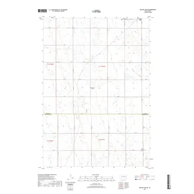 2017 Map of Willow Lake SW, 2017 Print