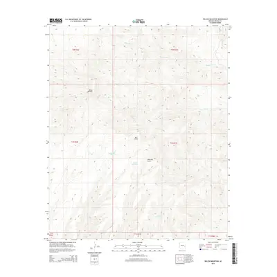 2014 Map of Willow Mountain, 2014 Print