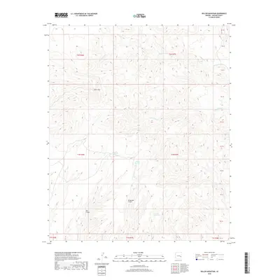 2018 Map of Willow Mountain, 2018 Print