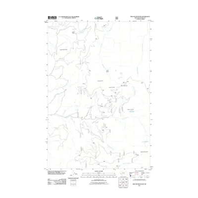 2011 Map of Willow Mountain, 2011 Print