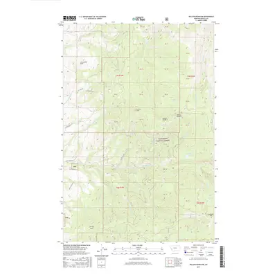 2017 Map of Willow Mountain, 2017 Print