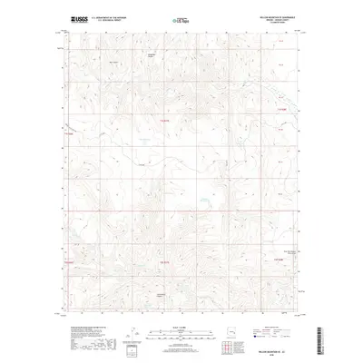 2018 Map of Willow Mountain SE, 2018 Print