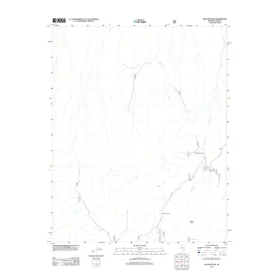 2012 Map of Willow Peak, 2012 Print