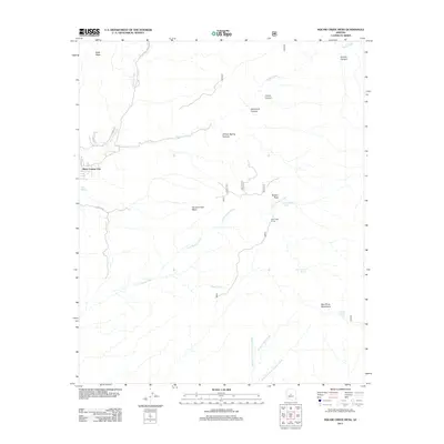 2011 Map of Willow Spring Canyon, 2011 Print