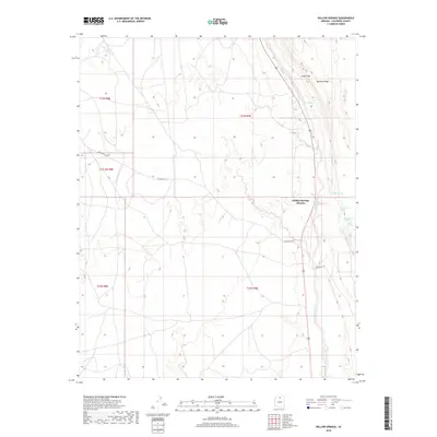 2018 Map of Willow Springs, 2018 Print