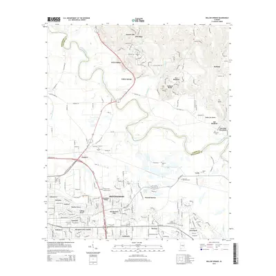 2014 Map of Willow Springs, 2014 Print