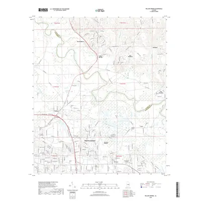 2018 Map of Willow Springs, 2018 Print