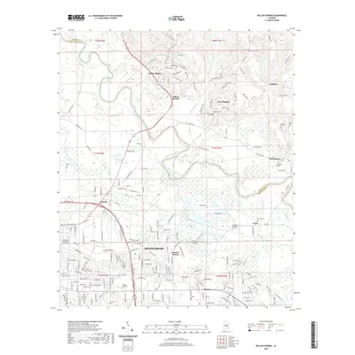 2020 Map of Willow Springs, 2020 Print