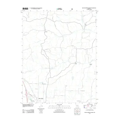 2012 Map of Willow Springs North, 2012 Print