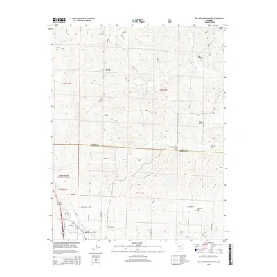 2015 Map of Willow Springs North, 2015 Print