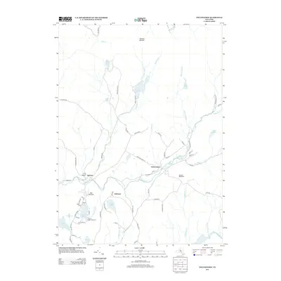 2013 Map of Willowemoc, 2013 Print
