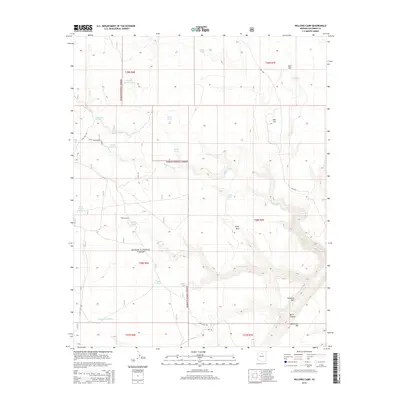 2014 Map of Willows Camp, 2014 Print
