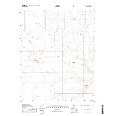 2018 Map of Willows Camp, 2018 Print