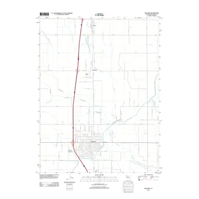 2012 Map of Willows, 2012 Print