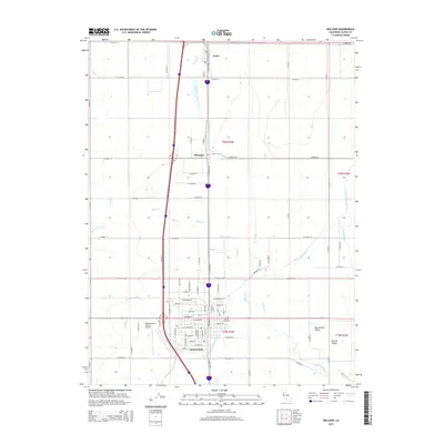 2015 Map of Willows, 2015 Print