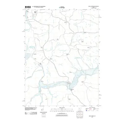 2010 Map of Wills Creek, 2010 Print