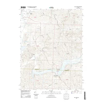 2013 Map of Wills Creek, 2013 Print