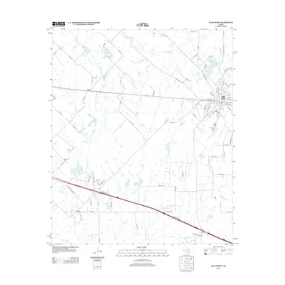 2012 Map of Wills Point, 2012 Print