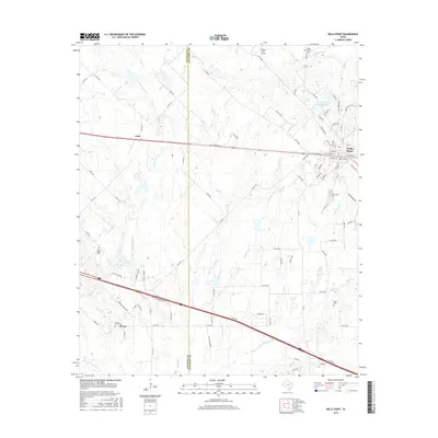 2016 Map of Wills Point, 2016 Print