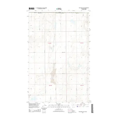 2014 Map of Willshaw Flats, 2014 Print