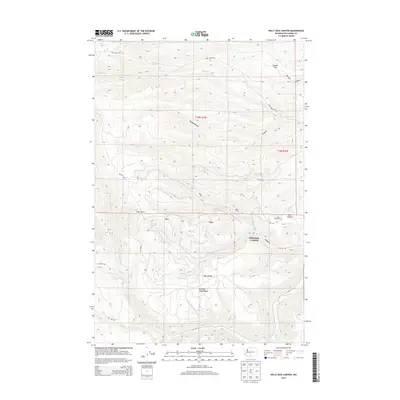 2014 Map of Willy Dick Canyon, 2014 Print