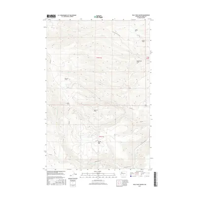 2017 Map of Willy Dick Canyon, 2017 Print