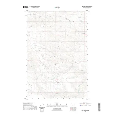 2020 Map of Willy Dick Canyon, 2020 Print