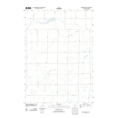 2012 Map of Wilmarth Lake, 2012 Print