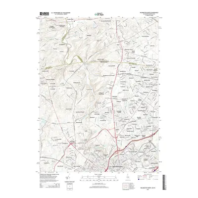 2014 Map of Wilmington North, 2014 Print
