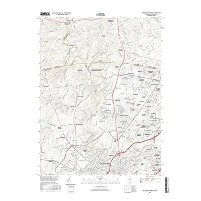 2016 Map of Wilmington North, 2016 Print