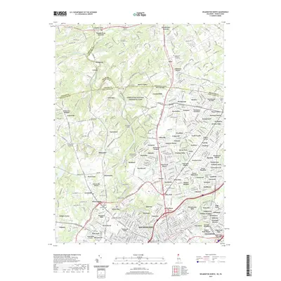 2019 Map of Wilmington North, 2019 Print