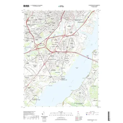 2019 Map of Wilmington South, 2019 Print
