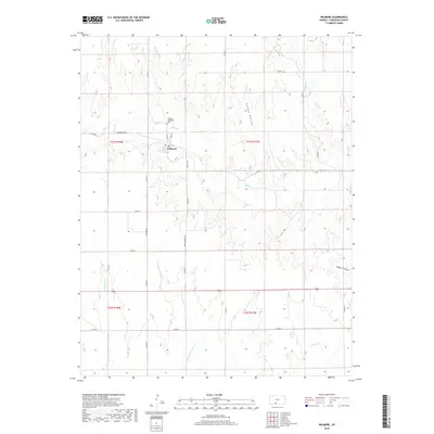 2018 Map of Wilmore, 2018 Print