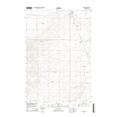 2014 Map of Wilsall, 2014 Print