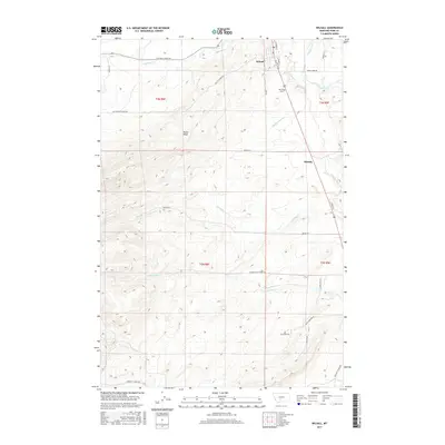 2017 Map of Wilsall, 2017 Print