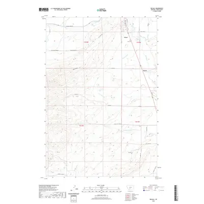 2020 Map of Wilsall, 2020 Print